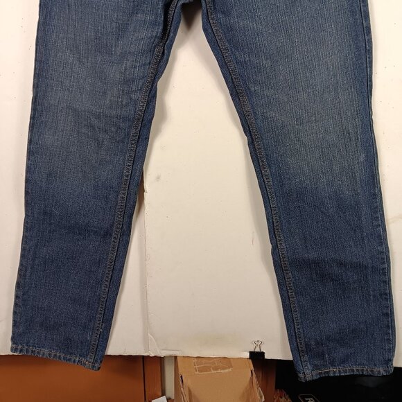 Levis 559 Mens Relaxed Straight Fit Jeans 34x31 Blue Denim - Picture 4 of 10